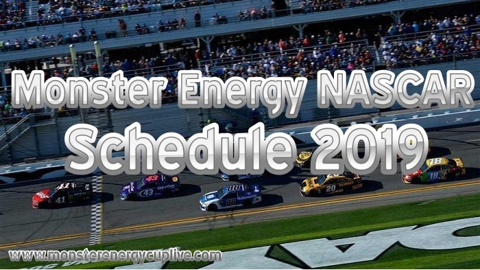 2019 Monster Energy NASCAR Fixture