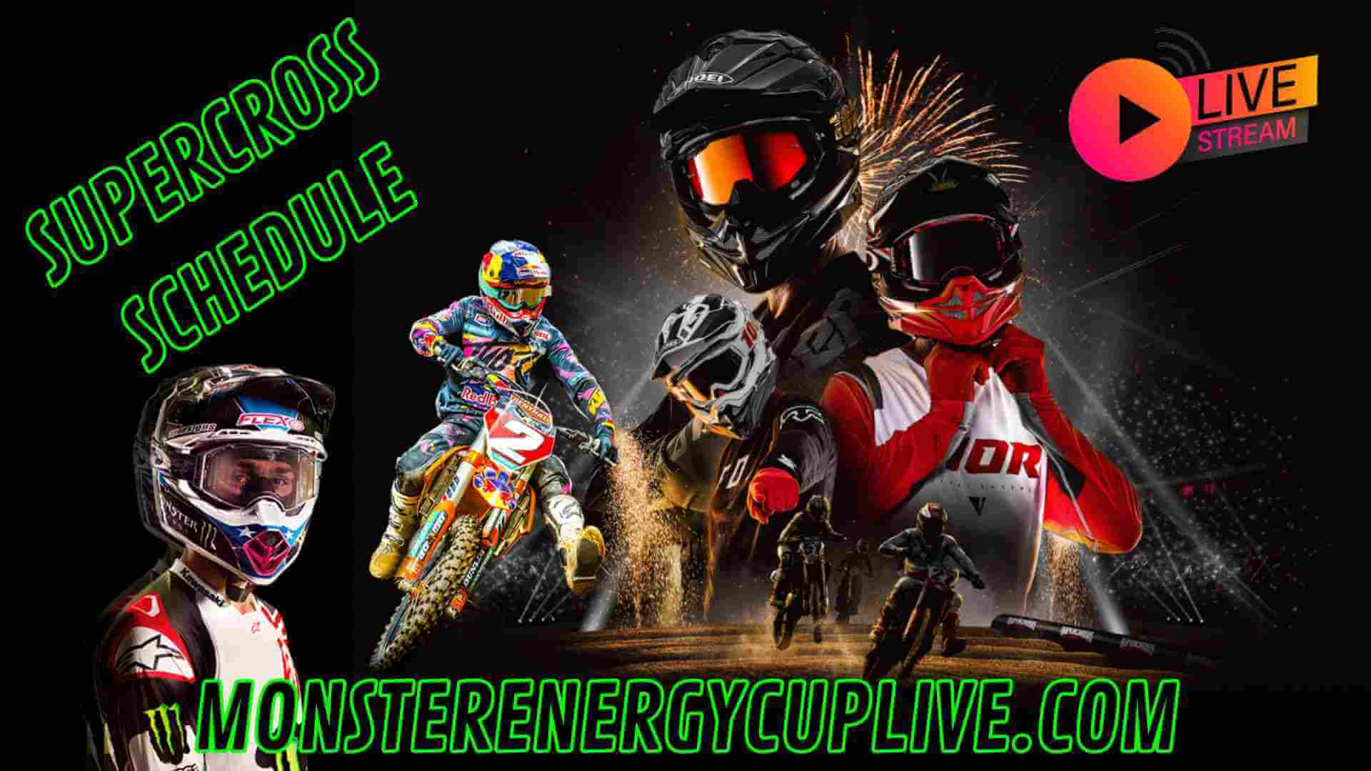 Monster Energy AMA Supercross 2018 Fixture
